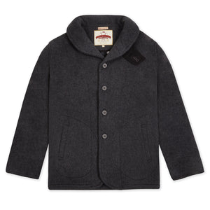 Burrows & Hare Shawl Collar Jacket - Grey - Burrows and Hare