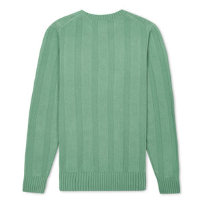 Burrows & Hare Seed Stitch Jumper - Green - Burrows and Hare