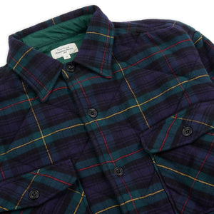 Hartford Peter Quilted Over Shirt - Tartan