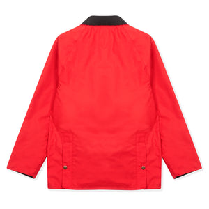 Burrows & Hare Trinity Wax Jacket - Red - Burrows and Hare