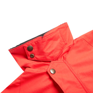 Burrows & Hare Trinity Wax Jacket - Red - Burrows and Hare