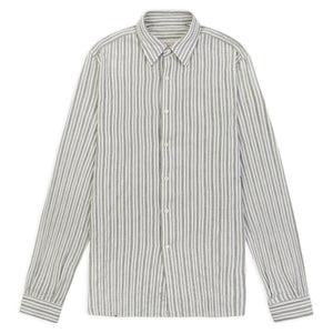 A.B.C.L. Studio Shirt - Flannel Stripe - Burrows and Hare