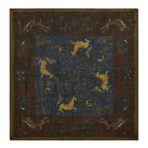 Hartford Woven Scarf - Deer Brown - Burrows and Hare