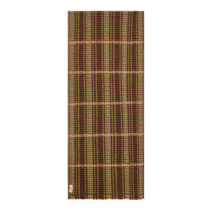 Burrows & Hare Cashmere & Merino Wool Scarf - Stitched Brown
