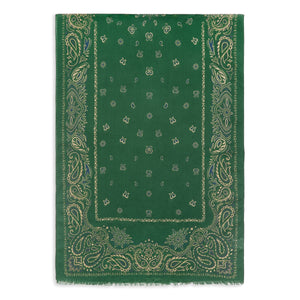 Hartford Cotton Bandana Scarf - Green