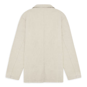 Vetra Heavy Weaved Blazer - Ecru Hopsack - Burrows and Hare