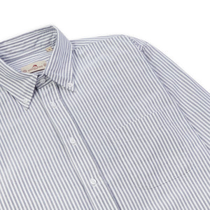 Burrows & Hare Oxford Button-down Shirt - Stripe - Burrows and Hare