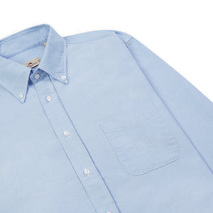 Burrows & Hare Oxford Button-down Shirt - Blue - Burrows and Hare