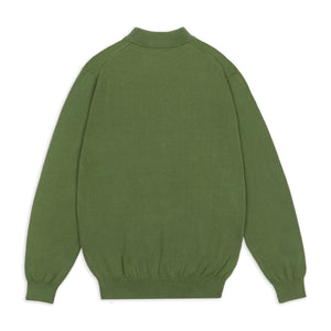 Burrows & Hare Mock Turtle Neck - Light Green
