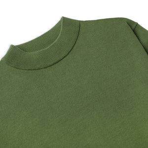 Burrows & Hare Mock Turtle Neck - Light Green