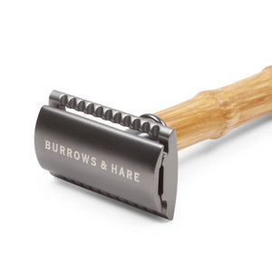 Burrows & Hare Double Edge Safety Razor - Bamboo - Burrows and Hare