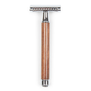 Burrows & Hare Double Edge Safety Razor - Wood - Burrows and Hare