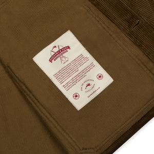 Burrows & Hare Cord Workwear Jacket - Moss - Burrows and Hare
