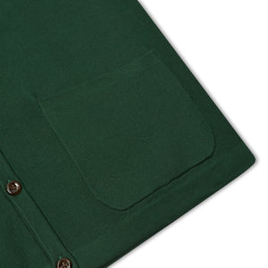 Burrows & Hare Sleeveless Cardigan - Green - Burrows and Hare