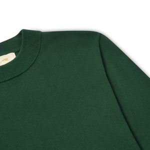 Burrows & Hare Mock Turtle Neck - Green - Burrows and Hare