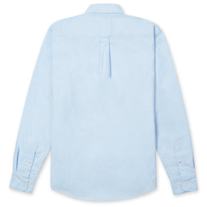 Burrows & Hare Flannel Button-down Shirt - Blue - Burrows and Hare