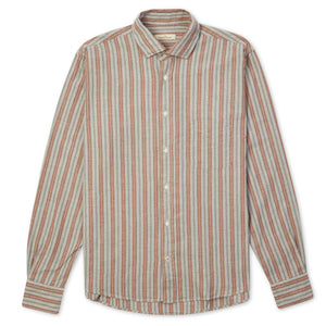 Burrows & Hare Ticking Shirt - Stripe - Burrows and Hare