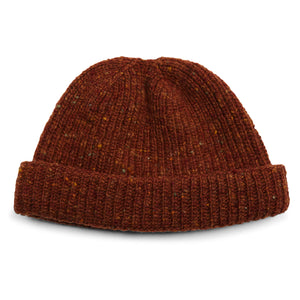 Burrows & Hare Donegal Beanie Hat - Rust - Burrows and Hare