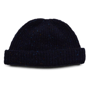 Burrows & Hare Donegal Beanie Hat - Navy - Burrows and Hare