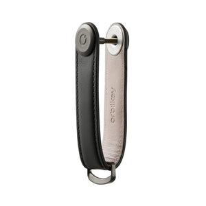 Orbit Key - Key Organiser Leather Black/Black - Burrows and Hare