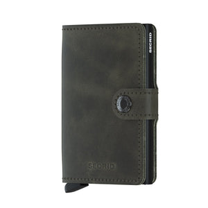 Secrid RFID Miniwallet - Vintage Olive / Black - Burrows and Hare