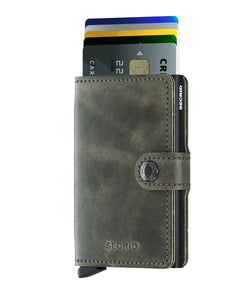 Secrid RFID Miniwallet - Vintage Olive / Black - Burrows and Hare