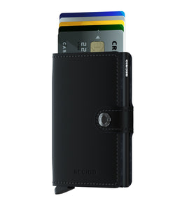 Secrid RFID Miniwallet - Matte Black - Burrows and Hare