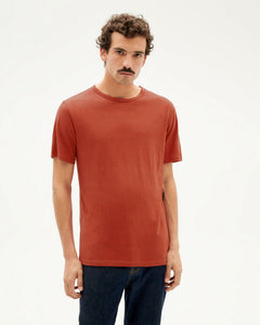 Thinking Mu Hemp T-shirt - Clay Red