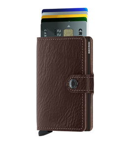 Secrid RFID Miniwallet - Veg Espresso Brown - Burrows and Hare
