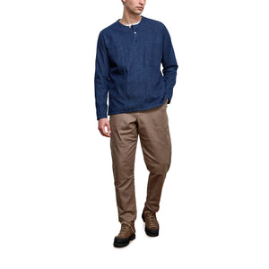 Oliver Spencer x Niwaki Ohana Gardening Smock Mullins Denim - Indigo Rinse