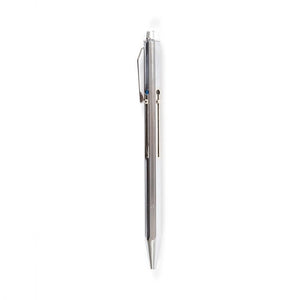 Hightide Japanese Metal 4 Colour Changing Pen - Silver - Burrows and Hare