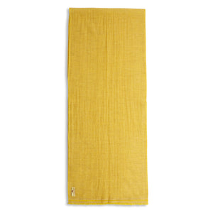 Burrows & Hare Cashmere & Merino Wool Scarf - Herringbone Yellow - Burrows and Hare