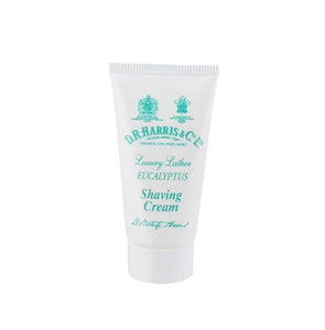 D.R. Harris & Co. Travel Size Shaving Cream Tube - Eucalyptus - Burrows and Hare
