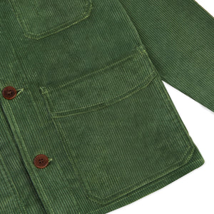 Burrows & Hare Cord Workwear Jacket - Mint - Burrows and Hare