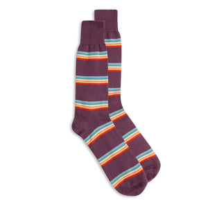 Burrows & Hare Women’s Rainbow Socks - Purple