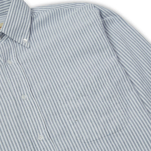 Burrows & Hare Flannel Button-down Shirt - Stripe - Burrows and Hare