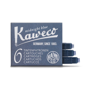 Kaweco Ink Cartridges (6-Pack) - Midnight Blue - Burrows and Hare