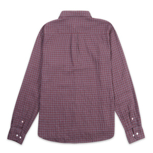 Burrows & Hare Burgundy Gingham Shirt - Burrows and Hare