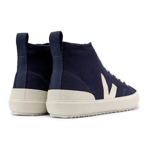 Veja Nova High Top Canvas Trainer - Marine Pierre - Burrows and Hare