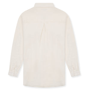 Burrows & Hare Women’s Linen Shirt - Ecru - Burrows and Hare