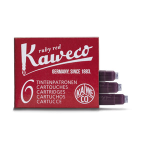 Kaweco Ink Cartridges (6-Pack) - Ruby Red - Burrows and Hare