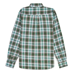 Burrows & Hare Check Button Down Shirt - Green - Burrows and Hare