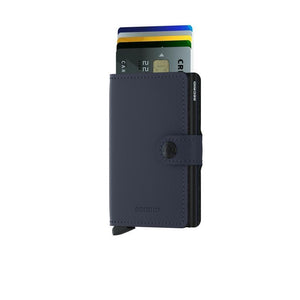 Secrid RFID Miniwallet - Matte Night Blue - Burrows and Hare