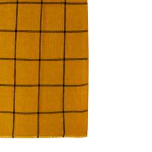 Burrows & Hare Cashmere & Merino Wool Scarf - Mustard - Burrows and Hare