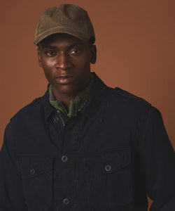Hartford Corduroy Cap - Light Olive - Burrows and Hare