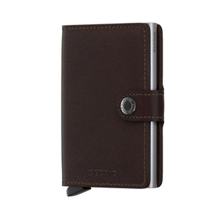 SECRID RFID Miniwallet - Original Dark Brown - Burrows and Hare