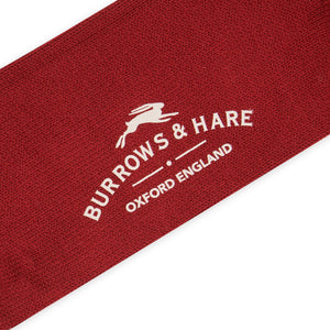 Burrows & Hare Argyle Socks - Maroon