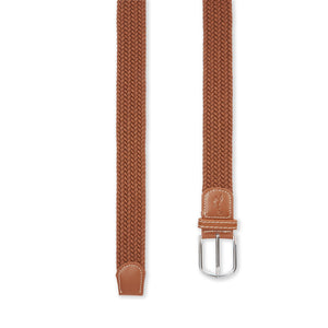 Burrows & Hare One Size Woven Cotton Belt - Tan - Burrows and Hare