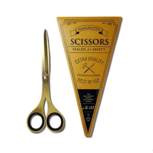 Tools to Liveby 6.5" Scissors - Gold - Burrows and Hare