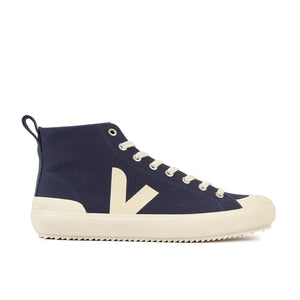 Veja Nova High Top Canvas Trainer - Marine Pierre - Burrows and Hare